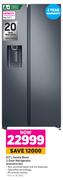 Samsung 617L Gentle Black 2 Door Refrigerator RS64R5311B4