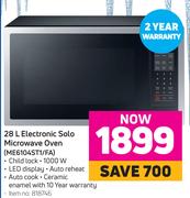 Samsung 28L Electronic Solo Microwave Oven ME6104ST1/FA