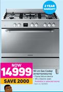 Samsung 90cm Gas Cooker NY90T5010SS/FA