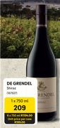 De Grendel Shiraz-6 x 750ml
