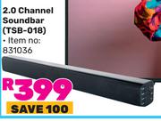 Telefunken 2.0 Channel Soundbar TSB-018