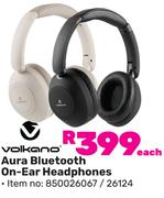 Volkano Aura Bluetooth On Ear Headphones-Each