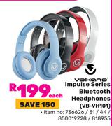 Volkano Impulse Series Bluetooth Headphones VB-VH101-Each