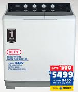 Defy 18Kg White Twin Tub DTT180