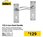 Builders 152.4mm Steel Handle