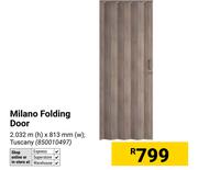 Milano Folding Door 2032m (h) x 813mm (w)