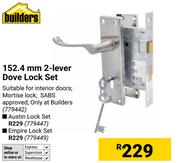 Builders 152.4mm 2 Lever Austin Lock Set