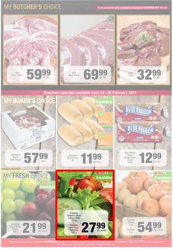 SUPERSPAR EASTERN CAPE : Lower Than Low Prices (23 February - 7 March 2021), page 5