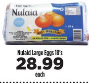 3Nulaid Large Eggs-18's Each