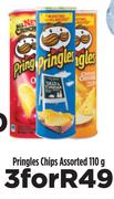 Pringles Chips Assorted-For 3 x 110g