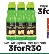 Food Lover's Signature Lemon Juice-For 3 x 350ml