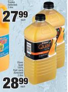 Clover Quali 100% Fruit Juice (Selected)-2Ltr Each