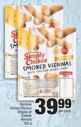 Rainbow Simply Chicken Original Or Cheese Vinnas-500g Per Pack 