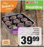 Freshline Muffins (Selected)-6+3 Free