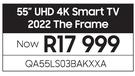 Samsung 55" UHD 4K Smart TV QA55LS03BAKXXA