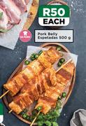 SA Pork Belly Espetadas-500g Each