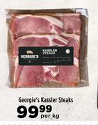 Georgie's Kassler Steaks-Per kg