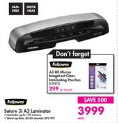 Fellowes Saturn 3i A3 Laminator 292799