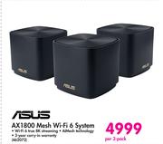 Asus AX1800 Mesh Wi-Fi 6 System 462072-Per 3 Pack