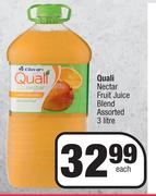 Quali Nectar Fruit Juice Blend Assorted-3L Each
