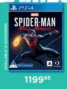 Marvel Spider Man Miles Morales Game For PS4