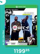 UFC 4 Game For Xbox One