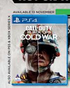 Call Of Duty (Black OPS) Cold War Game For PS4 Or Xbox One