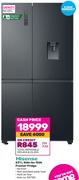 Hisense 631L Side By Side Freezer Fridge