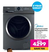 Midea 6Kg Front Loader Washing Machine