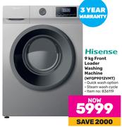 Hisense 9Kg Front Loader Washing Machine WFQP9012VMT