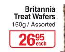 Britannia Treat Wafers Assorted-150g Each