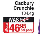 Cadbury Crunchie-104.4g Per Pack