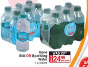Bene Still Or Sparkling Water-6 x 330ml Per Pack