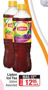 Lipton Ice Tea Assorted-500ml Each