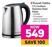 Russell Hobbs 1.7L Cordless Stainless Steel Kettle