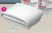 Pure Pleasure Non Fitted Single Electric Blanket 75 x 150cm