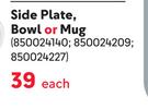 Dash Side Plate, Bowl Or Mug-Each