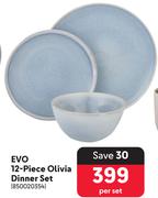 Evo 12 Piece Olivia Dinner Set-Per Set