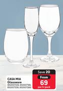 Casa Mia Glassware-Per 4 Pack