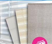 Ready Made Light Filtering Fabric Roller Blinds-600mm x 1000mm