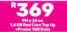 2 x Oppo A40 Smartphone-On 1.4GB Red Core Top Up + Promo 1GB Data