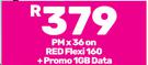 2 x Honor X6b Smartphone-On Red Flexi 160 + Promo 1GB Data