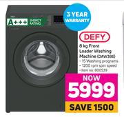 Defy 8Kg Front Loader Washing Machine DAW386
