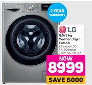 LG 8.5/5Kg Washer Dryer Combo