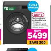 Defy 7Kg Front Loader Washing Machine 