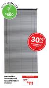 Portland PVC Venetian Blind Granit 40 x 155cm 81460061