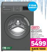 Defy 7Kg Front Loader Washing Machine