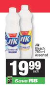 Jik Bleach Assorted-750ml Each