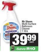 Mr Sheen Multi-Surface Bathroom Cleaner-1Ltr Each