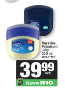 Vaseline Petroleum Jelly Assorted-250ml Each